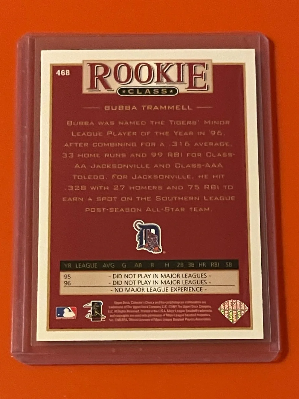 Upper Deck great ungraded